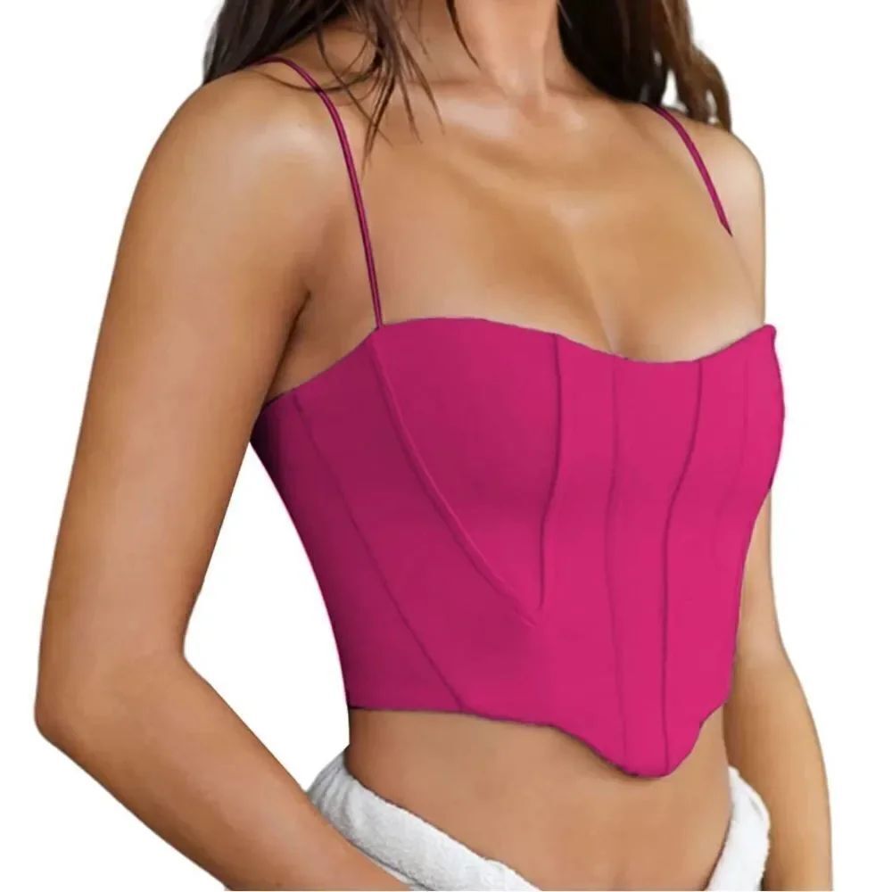Pink corset top